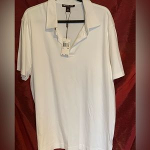 Mens white Michael Kors polo. Never worn